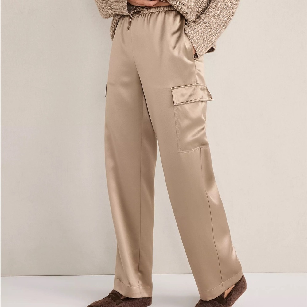 Haven Well Within Luxe Silk Cargo Pants